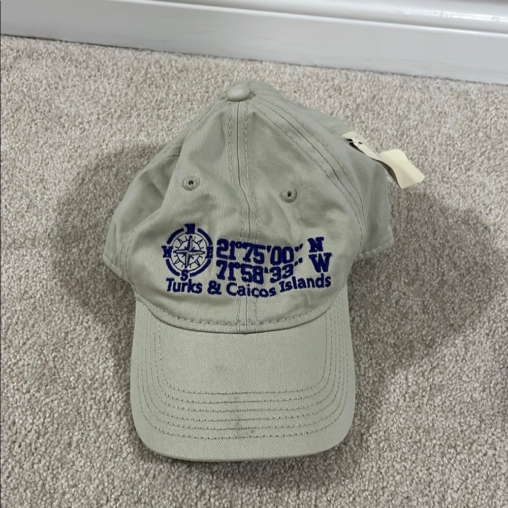 Turks & Caicos Islands Embroidered Cap new hat w tag!Limited edition Turks only